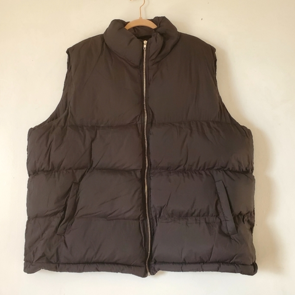 PrettyLittleThing Plus Over Sized Gilet Black Puffer Jacket Size XXL Women NWT